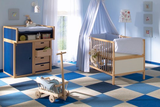 Tretford Interland tegels in babykamer